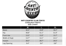 Carica l'immagine nel visualizzatore di Gallery, ANTi COUNTRY CLUB CORDUROY PANTS - BEIGE -