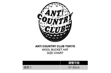 Carica l'immagine nel visualizzatore di Gallery, ANTi COUNTRY CLUB WOOL BUCKET HAT