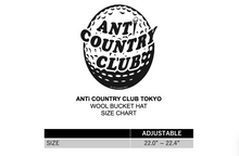 Carica l'immagine nel visualizzatore di Gallery, ANTi COUNTRY CLUB WOOL BUCKET HAT
