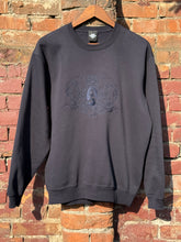 Load image into Gallery viewer, ANTi COUNTRY CLUB TOKYO 2026 SS - “A” EMBROIDERED CREWNECK SWEATSHIRT (NAVY) -