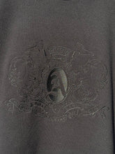 Load image into Gallery viewer, ANTi COUNTRY CLUB TOKYO 2026 SS - “A” EMBROIDERED CREWNECK SWEATSHIRT (BLACK) -