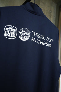 CLUBHAUS x ANTi COUNTRY CLUB TOKYO for ADIDAS GOLF Vol.2 HALF ZIP TOP ( NAVY )
