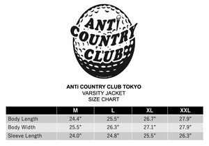 ANTi COUNTRY CLUB VARSITY JACKET - BROWN -