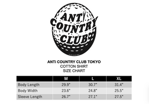 ANTi COUNTRY CLUB COTTON SHIRT - BLUE -