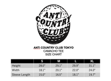 Load image into Gallery viewer, ANTi COUNTRY CLUB TOKYO x MANNERS KNOWS【 CAMACHO TEE 】
