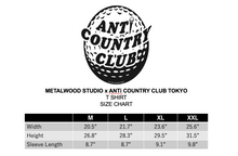 Load image into Gallery viewer, METALWOOD STUDIO x ANTi COUNTRY CLUB TOKYO EXCLUSIVE CAPSULE COLLECTION 2026SS - TSHIRT WHITE -
