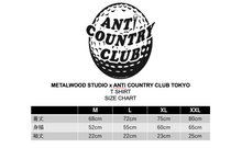 Load image into Gallery viewer, METALWOOD STUDIO x ANTi COUNTRY CLUB TOKYO EXCLUSIVE CAPSULE COLLECTION 2026SS - TSHIRT BLACK -
