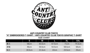 ANTi COUNTRY CLUB TOKYO 2026 SS - ANTi COUNTRY CLUB TOKYO GRAPHIC T-SH