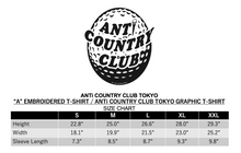 Load image into Gallery viewer, ANTi COUNTRY CLUB TOKYO 2026 SS - “A” EMBROIDERED T-SHIRT (GREEN) -
