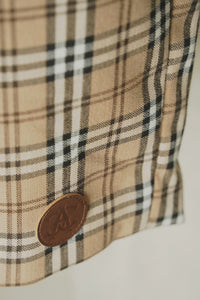 ANTi COUNTRY CLUB 3/4 LENGTH SHORTS - BROWN CHECK -