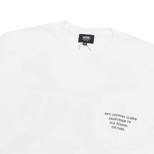 VANS x ANTi COUNTRY CLUB TOKYO COLLABORATION TEE - WHITE -