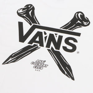 VANS x ANTi COUNTRY CLUB TOKYO COLLABORATION TEE - WHITE -