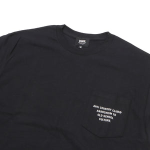 VANS x ANTi COUNTRY CLUB TOKYO COLLABORATION TEE - BLACK -