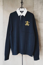 Carica l&#39;immagine nel visualizzatore di Gallery, ANTi COUNTRY CLUB RUGBY KNIT - NAVY -
