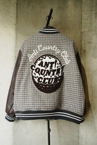 ANTi COUNTRY CLUB VARSITY JACKET - BROWN -