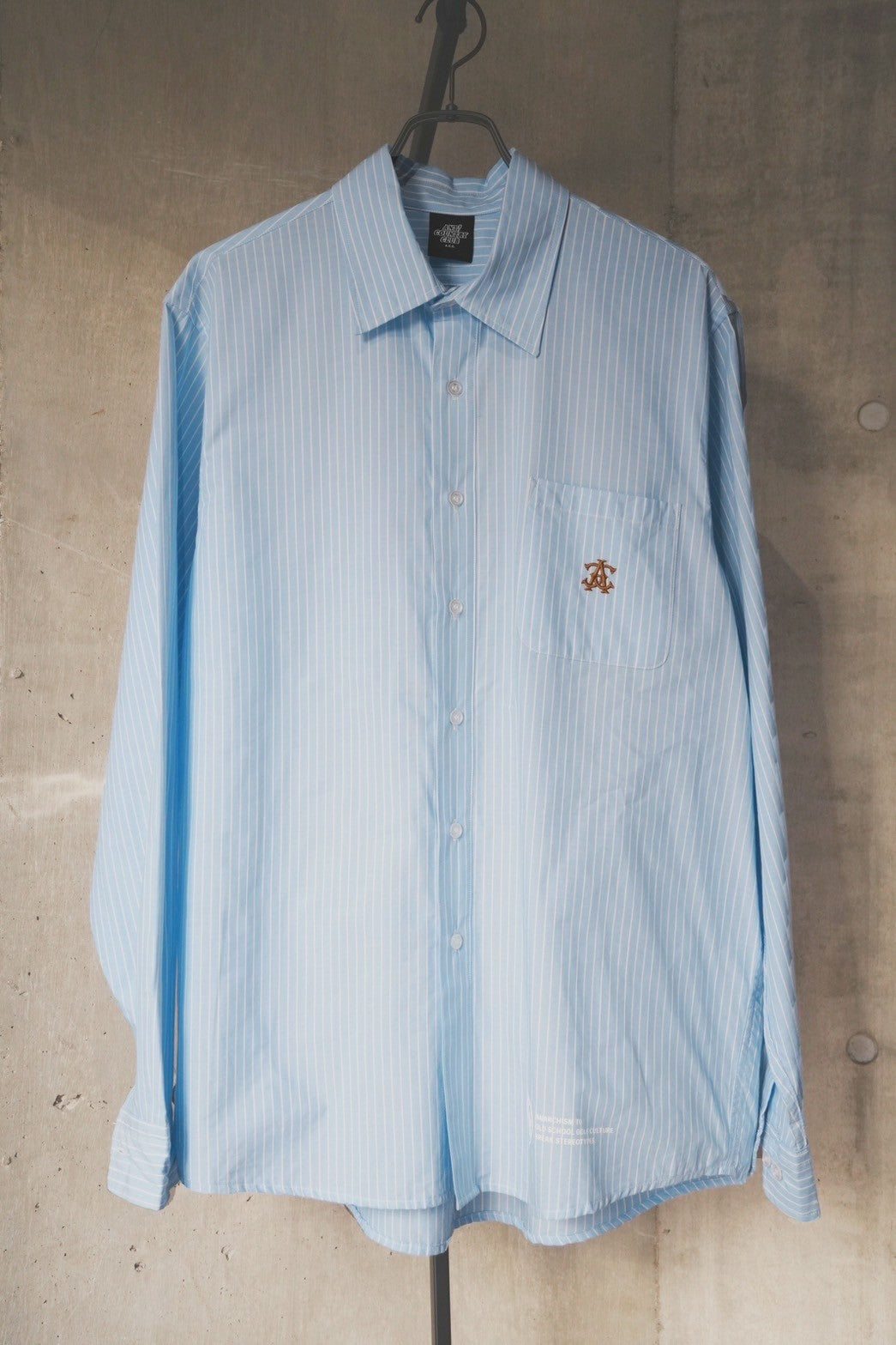 ANTi COUNTRY CLUB COTTON SHIRT - BLUE -