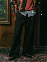 Load image into Gallery viewer, ANTi COUNTRY CLUB TOKYO 2026 SS - ONE-TUCK CHINO PANTS（BLACK) -
