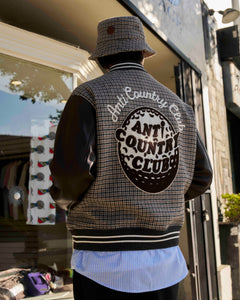 ANTi COUNTRY CLUB VARSITY JACKET - BROWN -