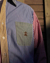 Load image into Gallery viewer, ANTi COUNTRY CLUB COTTON SHIRT - MULTI COLOR STRIPE -
