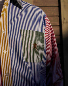 ANTi COUNTRY CLUB COTTON SHIRT - MULTI COLOR STRIPE -