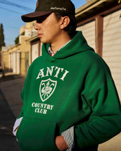 이미지를 갤러리 뷰어에 로드 , ANTi COUNTRY CLUB COLLEGE LOGO HOODIE - GREEN -
