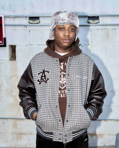 ANTi COUNTRY CLUB VARSITY JACKET - BROWN -