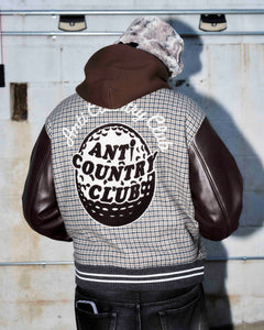 ANTi COUNTRY CLUB VARSITY JACKET - BROWN -