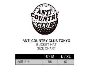 ANTi COUNTRY CLUB TOKYO ICON LOGO BUCKET HAT - REAL TREE CAMO -