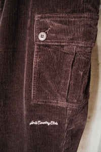 ANTi COUNTRY CLUB CORDUROY PANTS - Dark Brown -