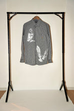 Load image into Gallery viewer, ANTi COUNTRY CLUB TOKYO 2026 SS - OWL PAINTED PLAID SHIRT（BLACK) -
