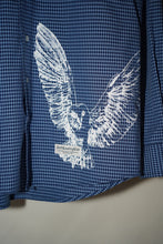 Load image into Gallery viewer, ANTi COUNTRY CLUB TOKYO 2026 SS - OWL PAINTED PLAID SHIRT（BLUE) -
