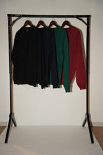 Load image into Gallery viewer, ANTi COUNTRY CLUB TOKYO 2026 SS - “A” EMBROIDERED CREWNECK SWEATSHIRT (BURGUNDY) -
