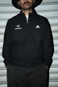 CLUBHAUS x ANTi COUNTRY CLUB TOKYO for ADIDAS GOLF Vol.2 HALF ZIP TOP ( BLACK )