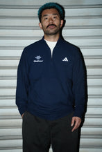 Charger l&#39;image dans la galerie, CLUBHAUS x ANTi COUNTRY CLUB TOKYO for ADIDAS GOLF Vol.2 HALF ZIP TOP ( NAVY )
