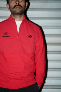CLUBHAUS x ANTi COUNTRY CLUB TOKYO for ADIDAS GOLF Vol.2 HALF ZIP TOP ( RED )