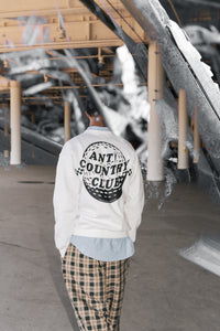 VANS x ANTi COUNTRY CLUB TOKYO COLLABORATION SWEATSHIRT - WHITE -