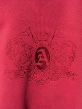 Load image into Gallery viewer, ANTi COUNTRY CLUB TOKYO 2026 SS - “A” EMBROIDERED CREWNECK SWEATSHIRT (BURGUNDY) -
