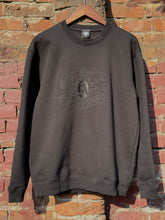 Load image into Gallery viewer, ANTi COUNTRY CLUB TOKYO 2026 SS - “A” EMBROIDERED CREWNECK SWEATSHIRT (BLACK) -
